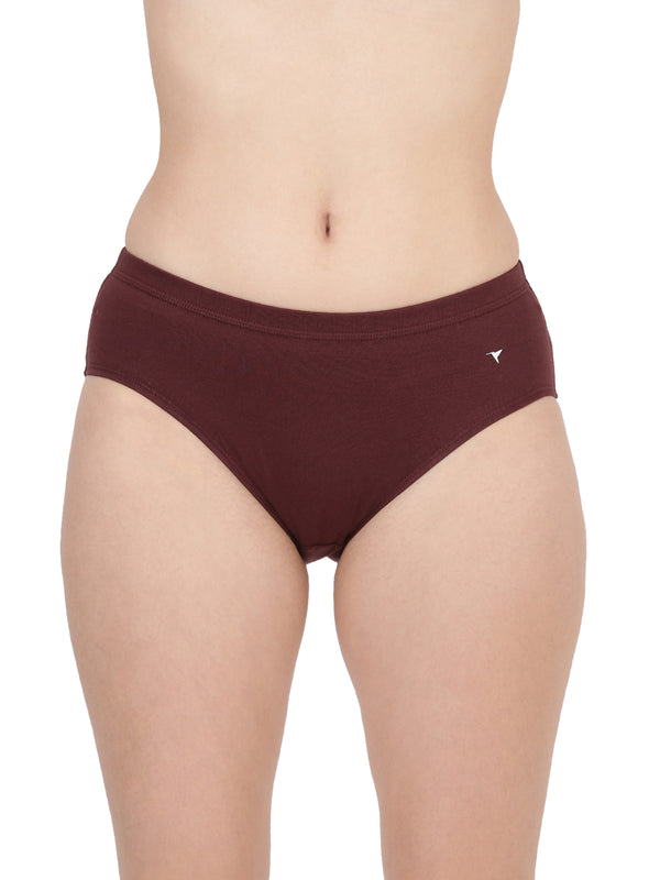 Orchid Combo - Concealed Inner Elastic High Coverage Hipster Panties_Pack of 5