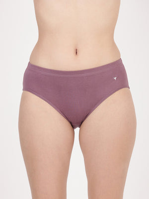 Orchid Combo - Concealed Inner Elastic High Coverage Hipster Panties_Pack of 5