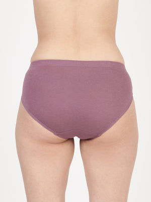 Orchid Combo - Concealed Inner Elastic High Coverage Hipster Panties_Pack of 5