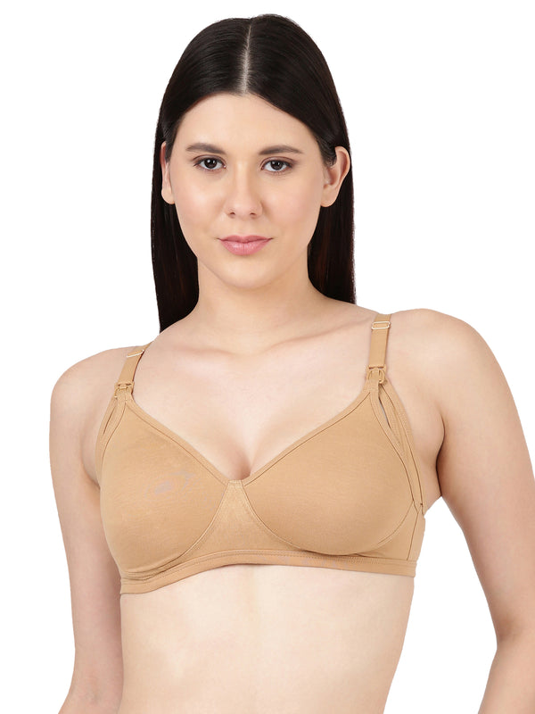 Easy Feed Bra - Cotton Nursing Bra For Breastfeeding