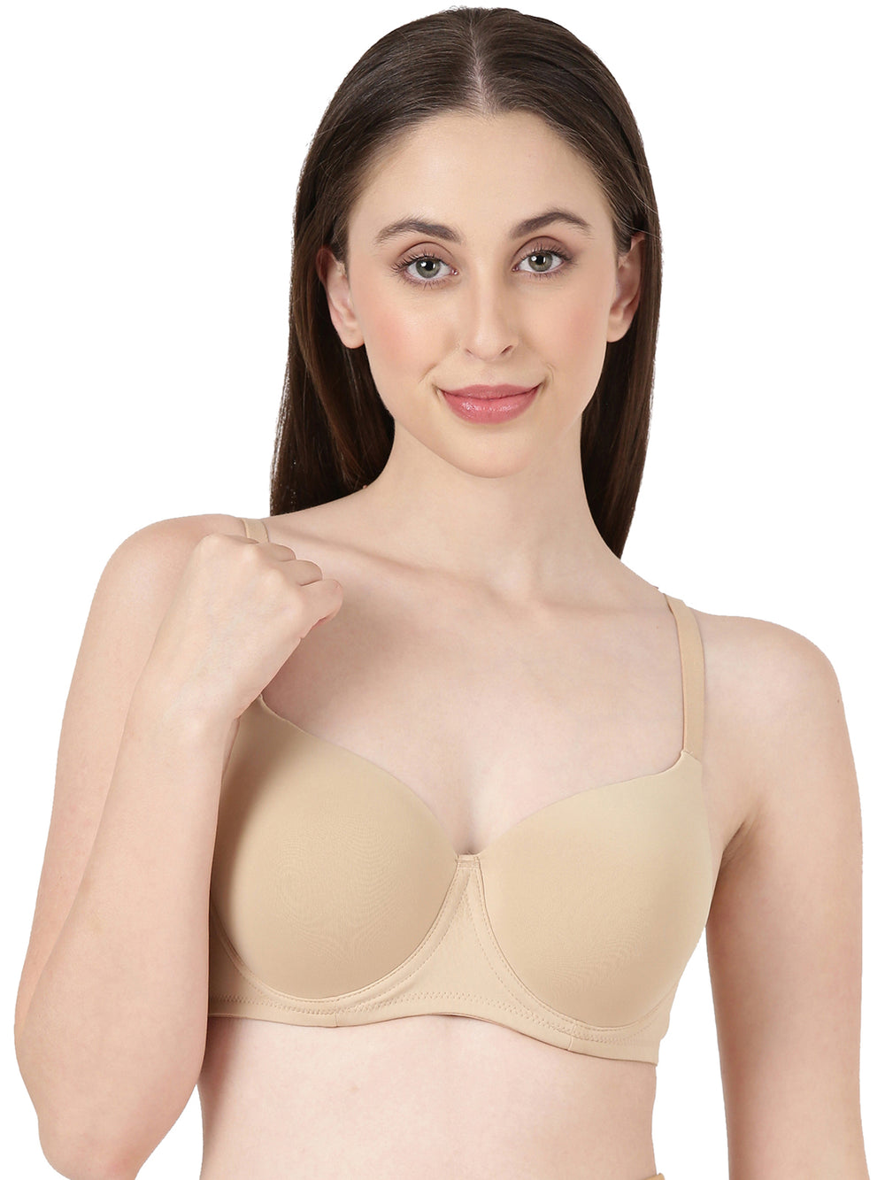 Fabulous Pad - Soft Polyester seamless T shirt Bra