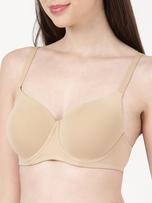 Fabulous Pad - Soft Polyester seamless T shirt Bra