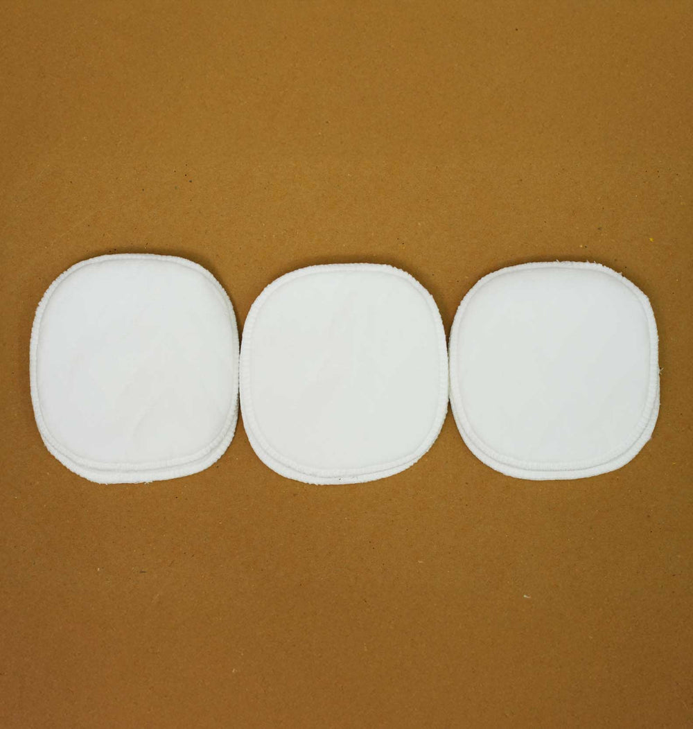 Reusable Feeding Pad Pair of 3 - Soft Cotton Nursing Pads