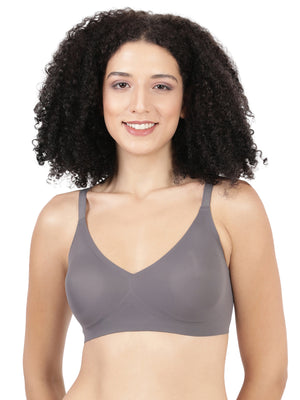 Glossy Pad - Seamless Bonded Full Coverage Bra With Removable Pads For Support And Invisible Look
