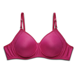 Gracious Bra - Moulded Cups Cotton-Poly Bra With Comfort