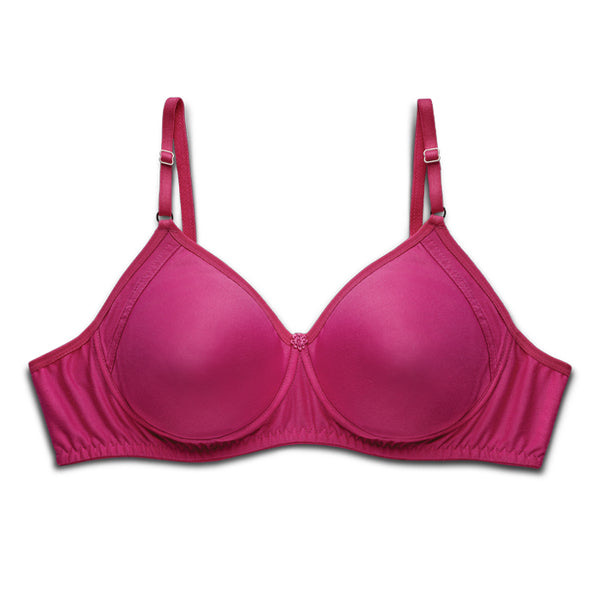 Gracious Bra - Moulded Cups Cotton-Poly Bra With Comfort
