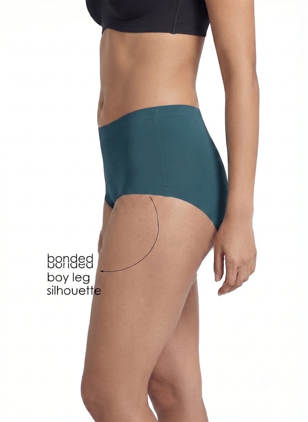 Boy Leg Bond -Bonded free-cut leg openings with a cotton-lined gusset and a seamless look with no visible panty lines _ Pack of 1