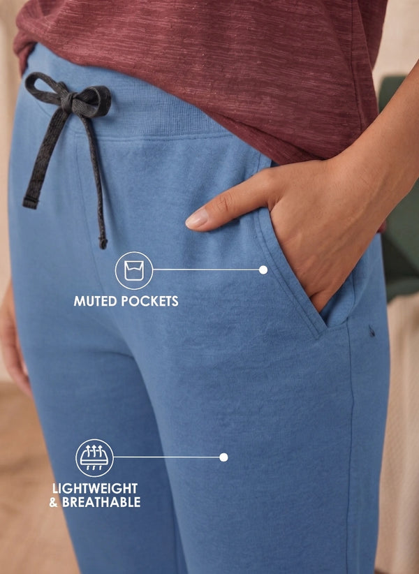 BL LW B 14 - Relaxed Fit Lounge Pants with Adjustable Drawstring, Elastic Waist & Side Pockets