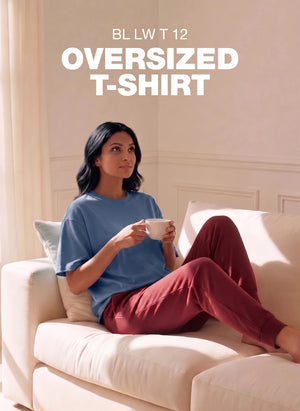 BL LW T 12 - Round Neck Oversized T-Shirt for Everyday Comfort
