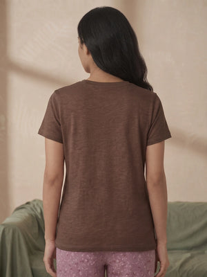 BL LW T 11 - Relaxed Lounge Fit - 100% Cotton Slub Lightweight Fabric with Classic Round Neckline