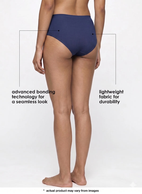 Free Bond - Advanced Bonding Technology with Lightweight Polyamide, Mid-Waist Fit, and Cotton-Lined Gusset for Everyday Comfort_Pack of 1