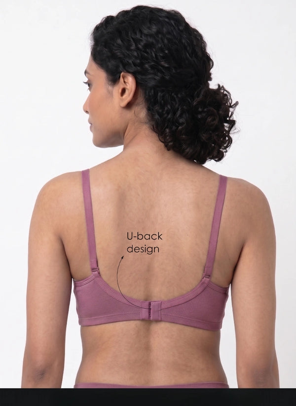 Mellow Pad - Ultrasoft Modal Full Coverage Light Padding Bra For a Seamless Look