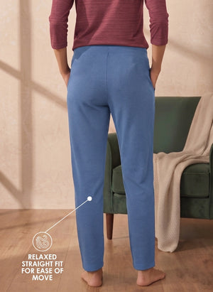 BL LW B 14 - Relaxed Fit Lounge Pants with Adjustable Drawstring, Elastic Waist & Side Pockets