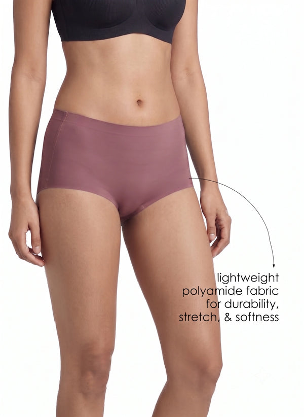 Boy Leg Bond -Bonded free-cut leg openings with a cotton-lined gusset and a seamless look with no visible panty lines _ Pack of 1