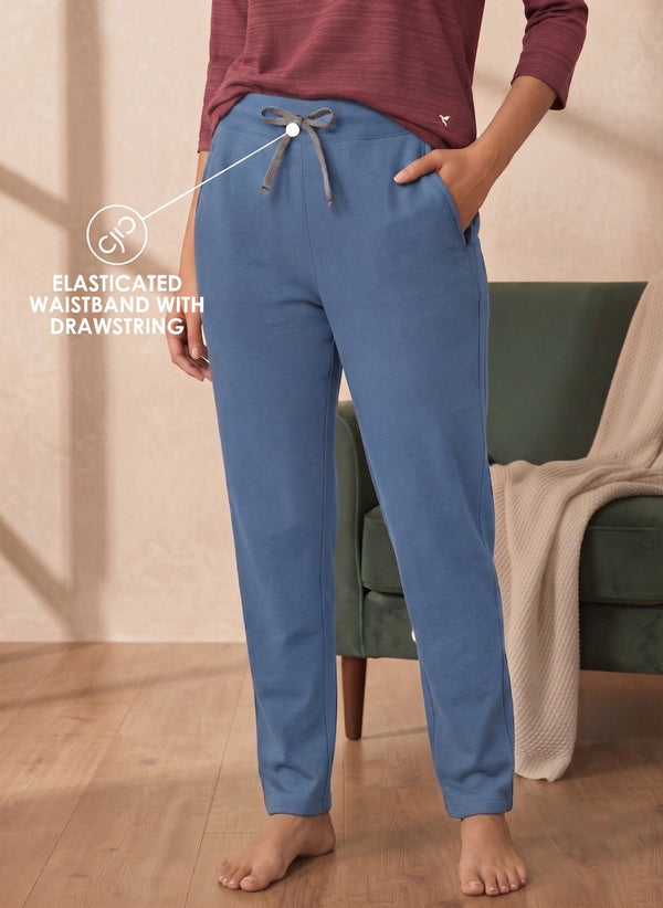 BL LW B 14 - Relaxed Fit Lounge Pants with Adjustable Drawstring, Elastic Waist & Side Pockets