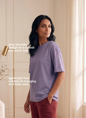 BL LW T 12 - Round Neck Oversized T-Shirt for Everyday Comfort