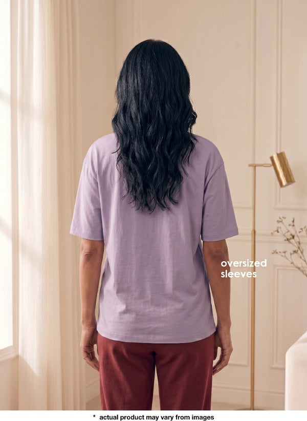BL LW T 12 - Round Neck Oversized T-Shirt for Everyday Comfort