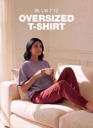 BL LW T 12 - Round Neck Oversized T-Shirt for Everyday Comfort