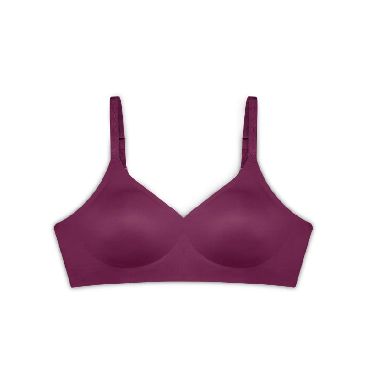 Glossy Pad - Bonded, Seamless Full Coverage Bra With Removable Pads For Support And Invisible Look