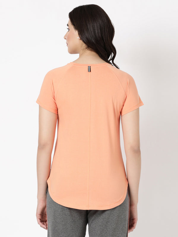 Hip Long Tee - Stretch Cotton Comfort & Sporty Style