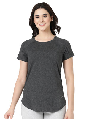 Hip Long Tee - Stretch Cotton Comfort & Sporty Style