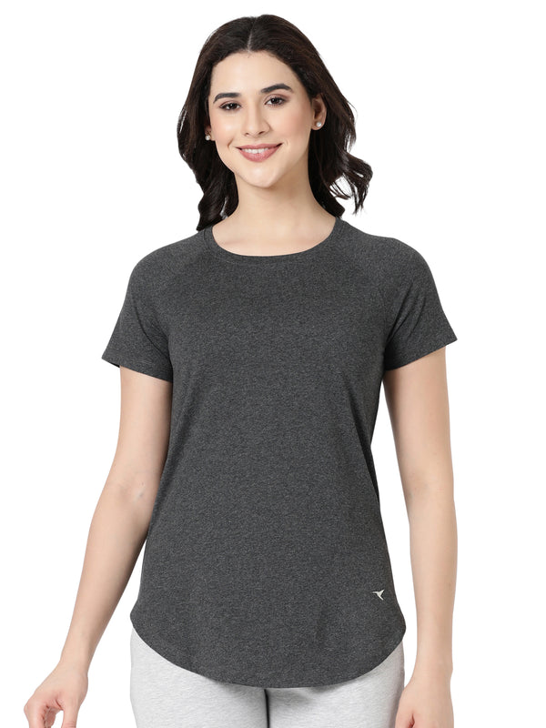 Hip Long Tee - Stretch Cotton Comfort & Sporty Style