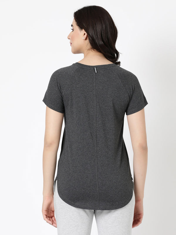 Hip Long Tee - Stretch Cotton Comfort & Sporty Style