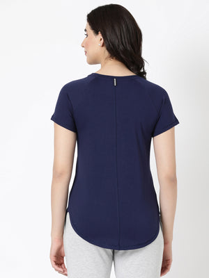 Hip Long Tee - Stretch Cotton Comfort & Sporty Style
