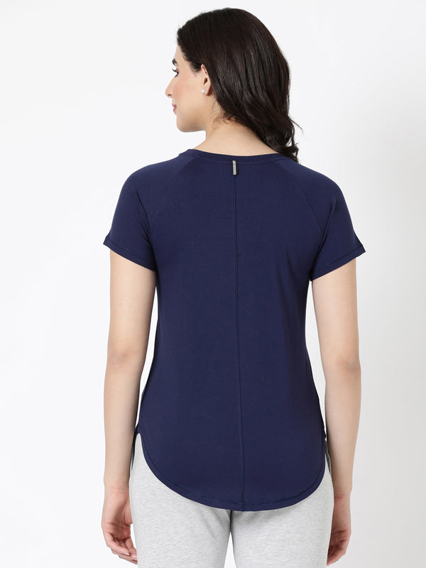 Hip Long Tee - Stretch Cotton Comfort & Sporty Style