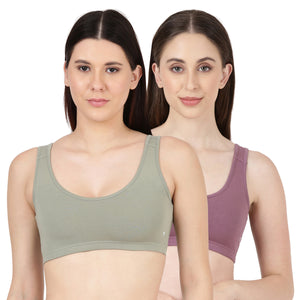 Blissful Bra - Pack of 2 - Soft Cotton Teenager Bra