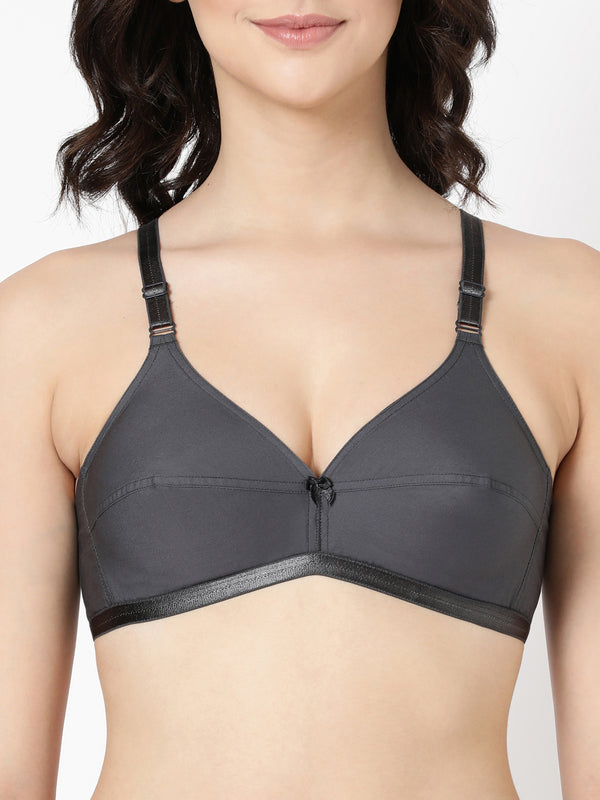 Jasmine - Everyday Woven Bra With Soft Cups with U - Back