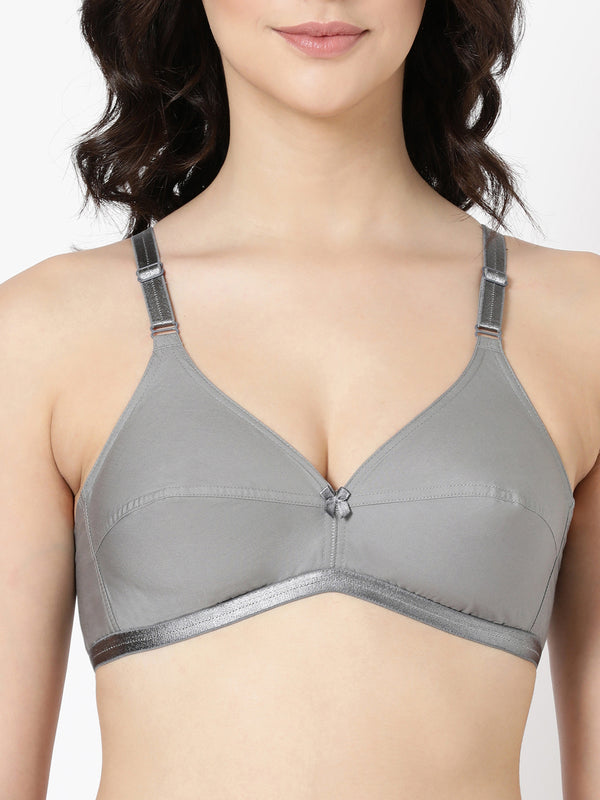 Jasmine - Everyday Woven Bra With Soft Cups with U - Back