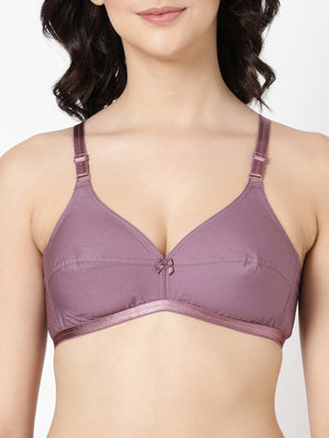 Jasmine - Everyday Woven Bra With Soft Cups with U - Back