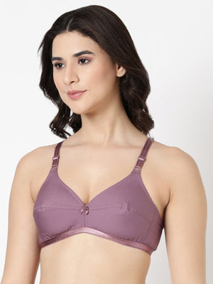 Jasmine - Everyday Woven Bra With Soft Cups with U - Back