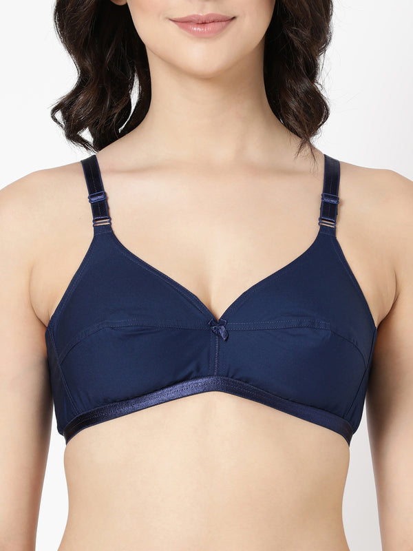 Jasmine - Everyday Woven Bra With Soft Cups with U - Back