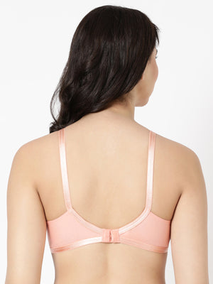Jasmine - Everyday Woven Bra With Soft Cups with U - Back
