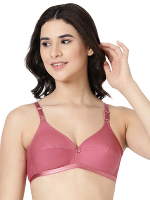 Jasmine - Everyday Woven Bra With Soft Cups with U - Back