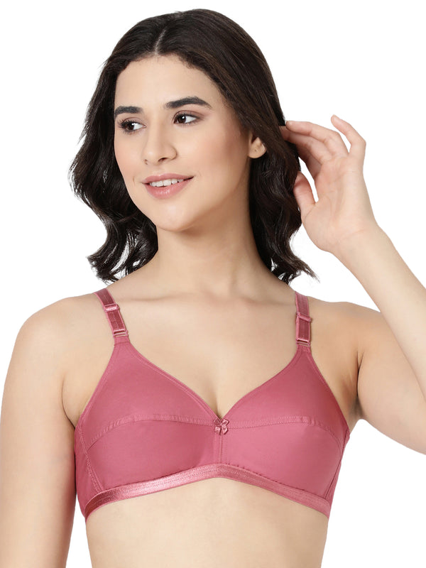 Jasmine - Everyday Woven Bra With Soft Cups with U - Back