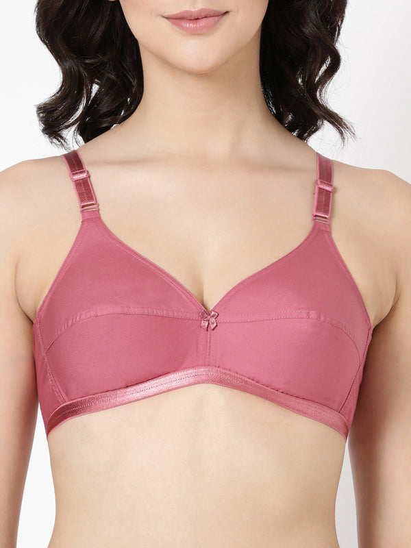Jasmine - Everyday Woven Bra With Soft Cups with U - Back