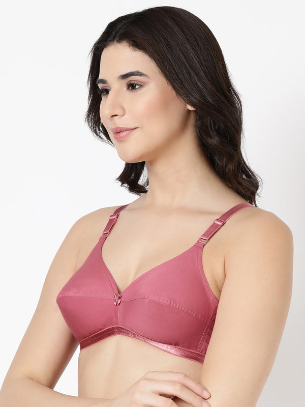 Jasmine - Everyday Woven Bra With Soft Cups with U - Back