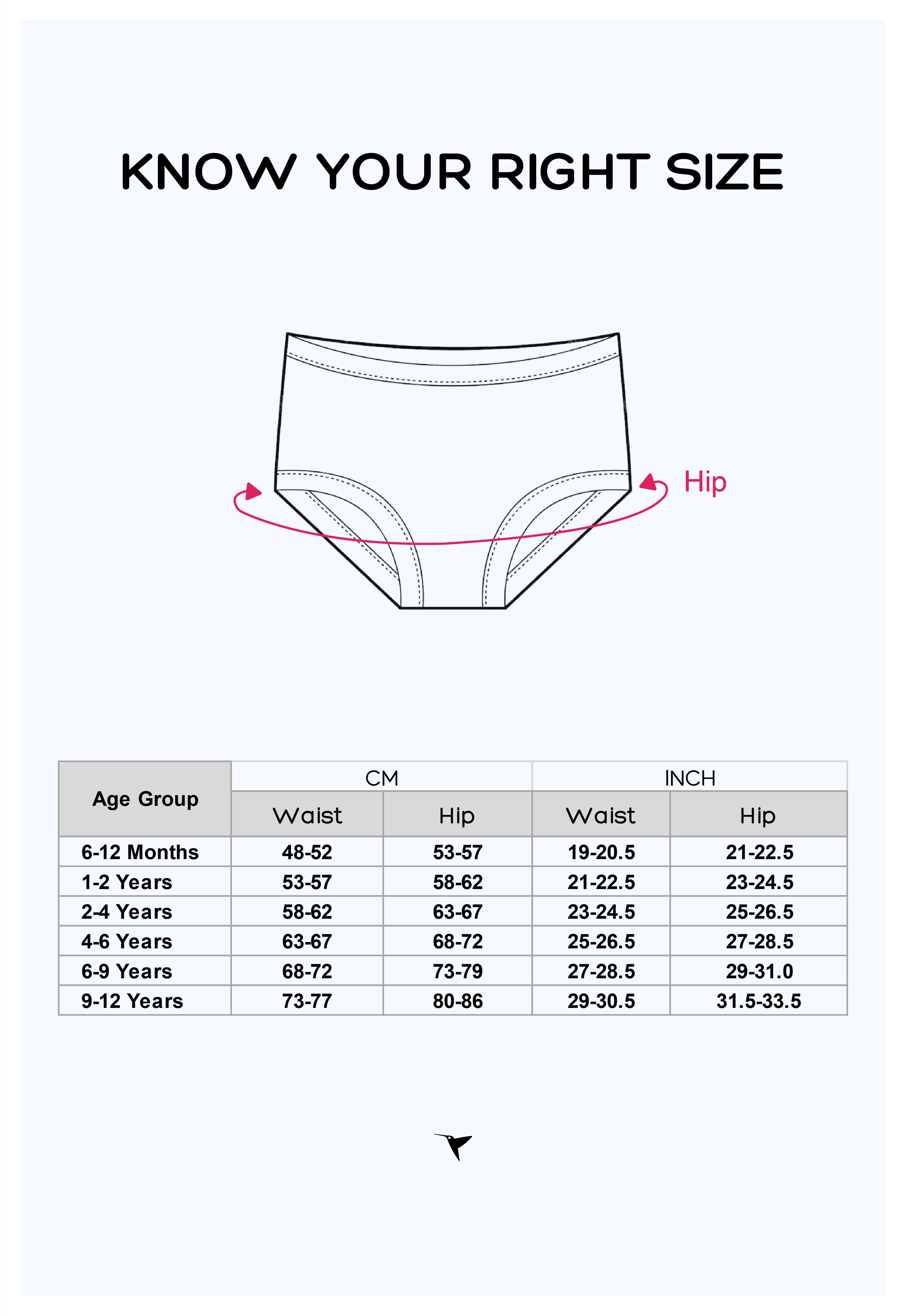 Kids Panty -Girls Shorty Plain Pack of 3