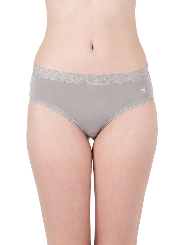 Lacelet Panty  (Pack of 2) - Soft Modal with Lace Elegance