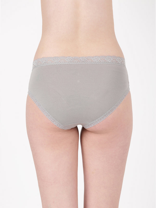 Lacelet Panty  (Pack of 2) - Soft Modal with Lace Elegance