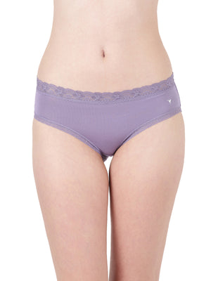 Lacelet Panty  (Pack of 2) - Soft Modal with Lace Elegance
