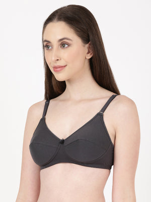 Lovely Pad - Lightly Padded Lace Trim Cotton Bra