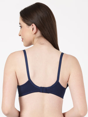 Lovely Pad - Lightly Padded Lace Trim Cotton Bra