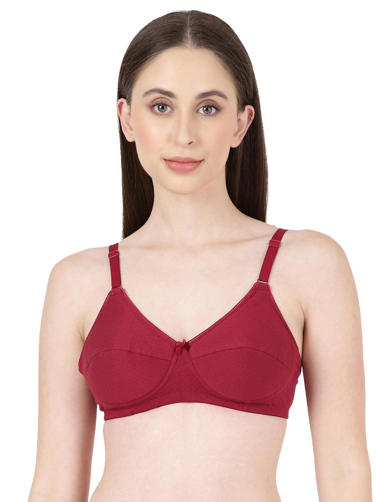 Lovely Pad - Lightly Padded Lace Trim Cotton Bra