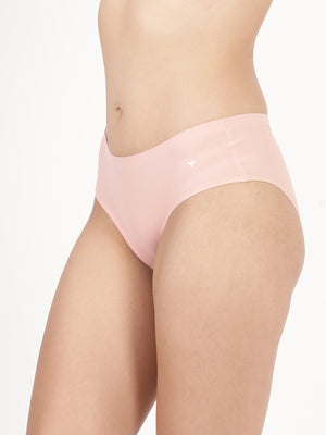 Love Bond - Bonded Seam Polyamide Panty With Mid Waist And Cotton Gusset Lining