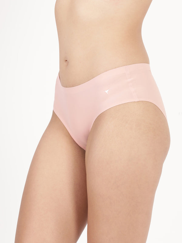 Love Bond - Bonded Seam Polyamide Panty With Mid Waist And Cotton Gusset Lining