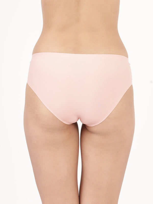 Love Bond - Bonded Seam Polyamide Panty With Mid Waist And Cotton Gusset Lining